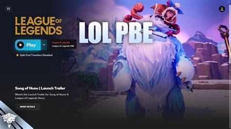 league pbe account|So melden Sie sich an und spielen LoL PBE 